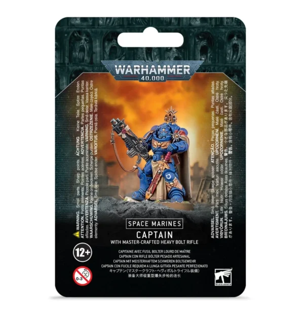 SPACE MARINES CAPTAIN WITH MASTER-CRAFTED BOLT RIFLE