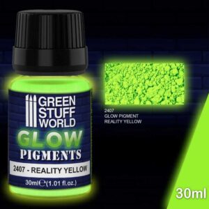 Pigmentos Luminiscentes - AMARILLO VERDOSO de la REALIDAD