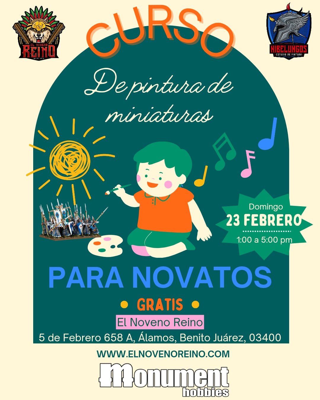 Curso de pintura de miniaturas para novatos