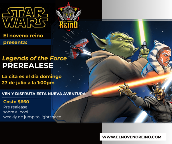 PRERELEASE DOMINGO"Legends of the force"