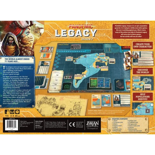 Pandemic: Legacy Season 2 - Yellow Edition (English) - Image 2