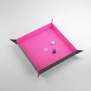MAGNETIC DICE TRAY SQUARE pink
