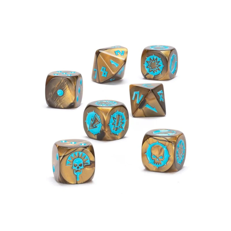BLOOD BOWL: TOMB KINGS TEAM DICE SET - Image 2