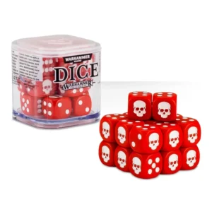 Warhammer Dice (12mm citadel set) Red