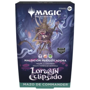 Magic: Lorwyn Eclipsed - Mazo de commander Maldición perjudicadora (español)