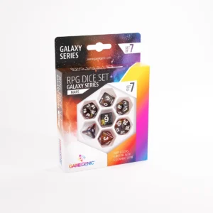 RPG DICE SET (set of 7)  GALAXY SERIES (Mars)