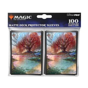 Bloomburrow Season Lands: Three Tree City (Summer) DECK PROTECTOR® Sleeves (100ct) for Magic: The Gathering