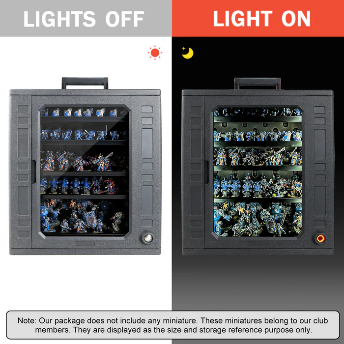 Jucoci Transportadora de miniaturas tamaño GRANDE con luz - Image 2