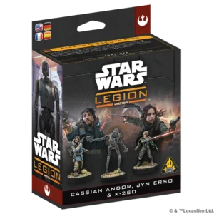 SW Legión: Cassian Andor, Jyn Erso & K-2SO