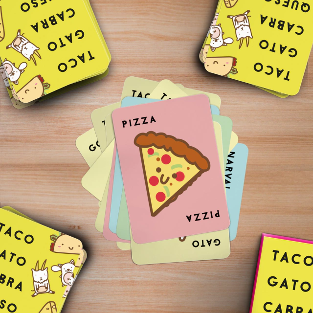 Taco Gato Cabra Queso Pizza (Español) - Image 3