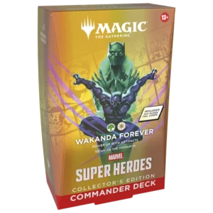 Magic: TG, Marvel Super Heroes Commander Deck - Wakanda Forever (Collector's Edition) (inglés)