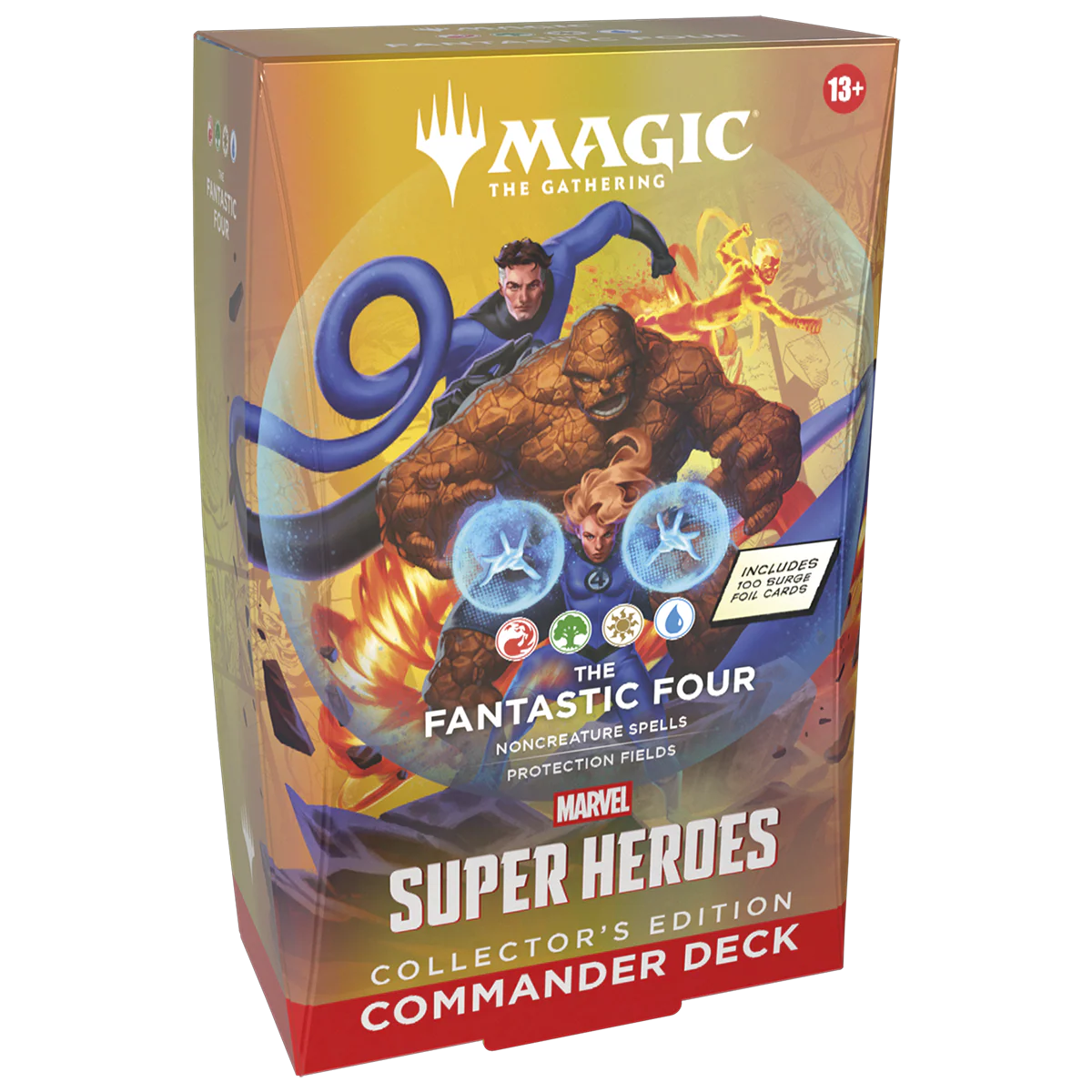 Magic: TG, Marvel Super Heroes Commander Deck - The Fantastic Four (Collector's Edition) (inglés)