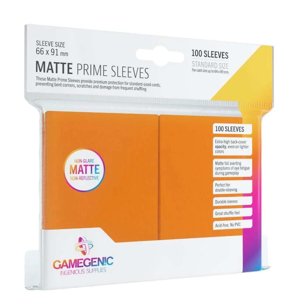 MATTE Prime Sleeves: Orange