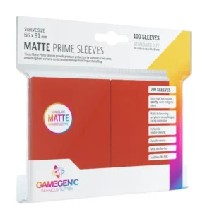 MATTE Prime Sleeves:  Red
