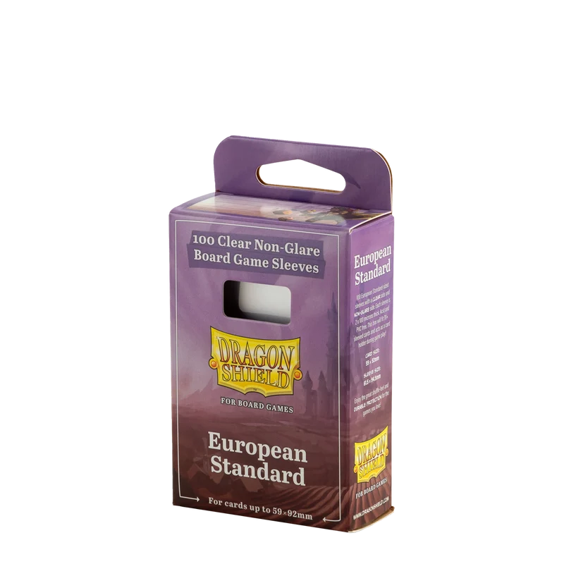 European Standard - Clear/Non-Glare - Board Game Sleeves